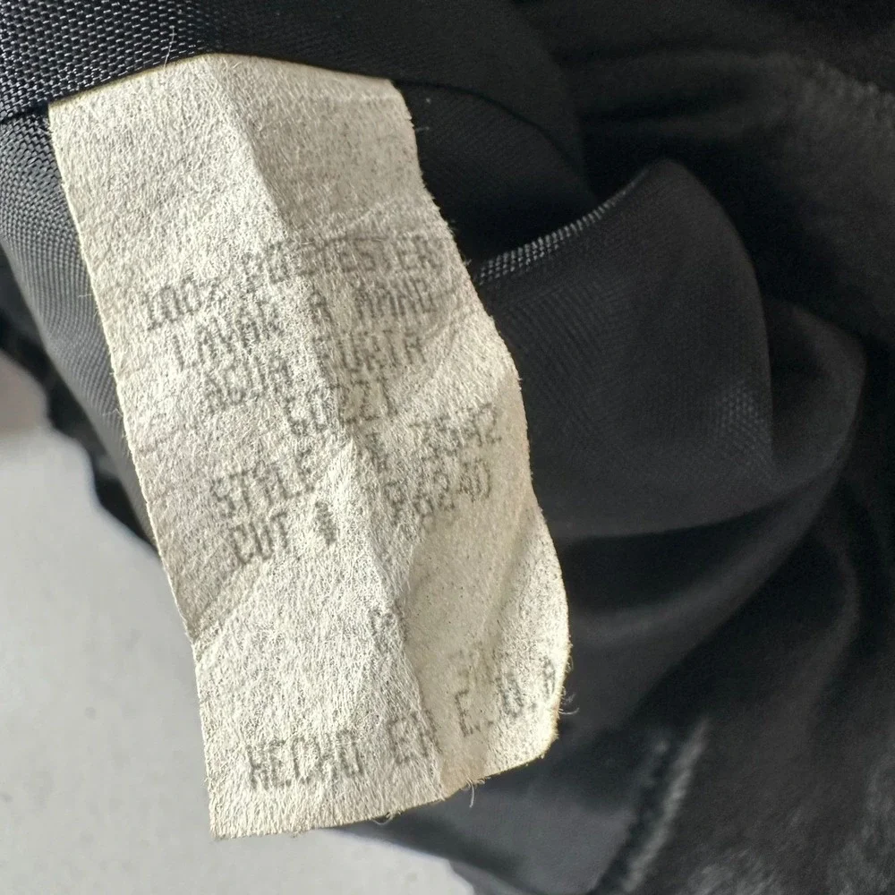 Womens Vintage Minimalist Faux Fur Coat Sz M Formal Evening Black Glam USA Made